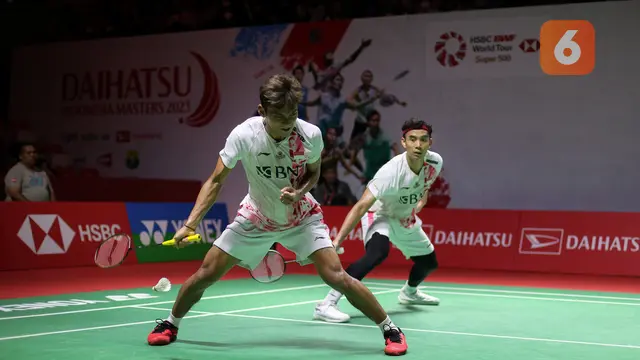 Foto: Perempat Final Indonesia Masters 2023 Dibuka dengan Drama Kemenangan Jonatan Christie dan Kekalahan Bagas/Fikri