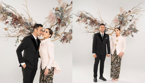 Model Atasan Brokat Bawahan Batik ala Nagita Slavina, Anggun dan Modern di Pemotretan Terbaru (Foto: Instagram/riomotret)