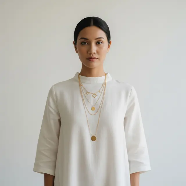 9 Inspirasi Kalung Emas Layering yang Lagi Hits, Tampil Modis dan Berkelas
