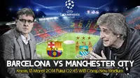 Susunan Pemain Barca vs City: Semua Bintang Diturunkan