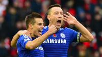 Cesar Azpilicueta berniat gantikan peran John Terry di Chelsea. (AFP/Paul Ellis)