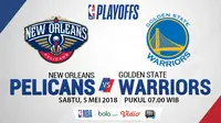 Playoff 2018 New Orleans Pelicans Vs Golden State Warrios_Game 3 (Bola.com/Adreanus Titus)