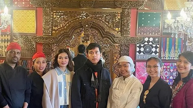 Penampilan Selvi dan Gibran saat di Prancis