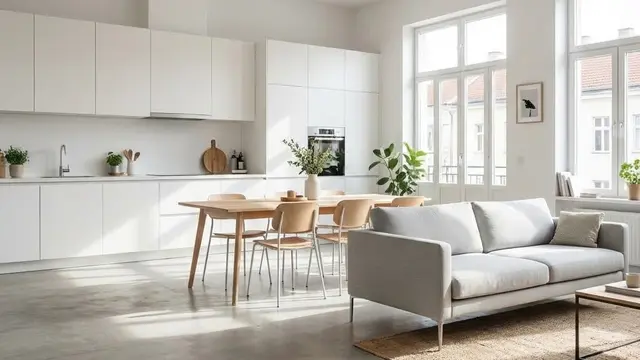 Desain Dapur dan Ruang Tamu Menyatu Agar Rumah Tampak Lega