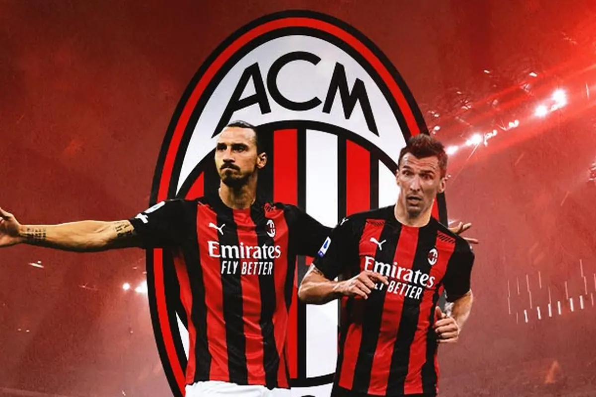 AC Milan - Zlatan Ibrahimovic dan Mario Mandzukic