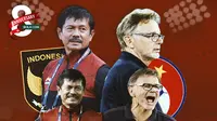 SEA Games 2023 - Indra Sjafri vs Philippe Troussier (Bola.com/Decika Fatmawaty)