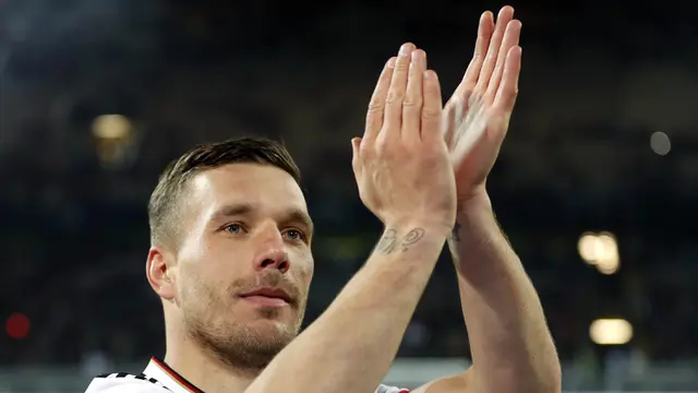 Podolski Akhiri Kiprahnya Bersama Jerman dengan Sebuah Gol