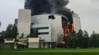 Gereja Christ Cathedral di Serpong Terbakar
