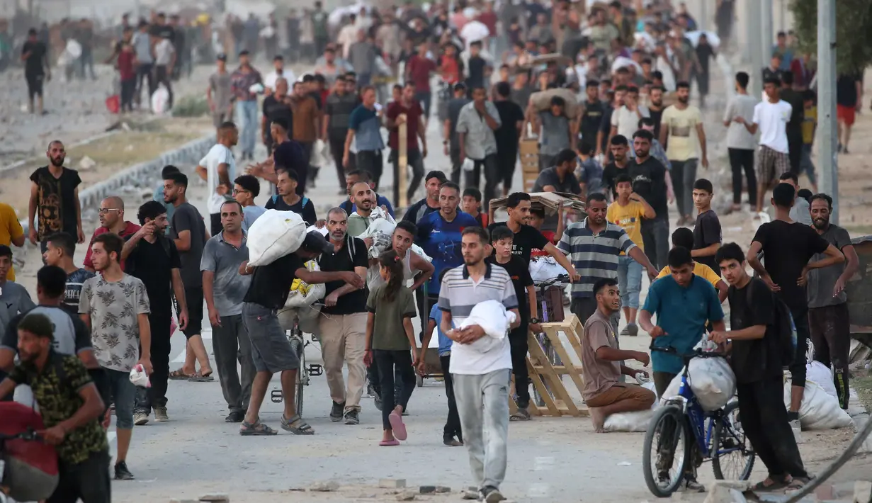 Sebelumnya, pada Selasa (22/7/2025), Kementerian Kesehatan Gaza melaporkan bahwa jumlah yang meninggal akibat kelaparan akut dan malnutrisi sejak Oktober 2023 telah bertambah menjadi 101, termasuk 80 anak-anak. (Eyad BABA/AFP)