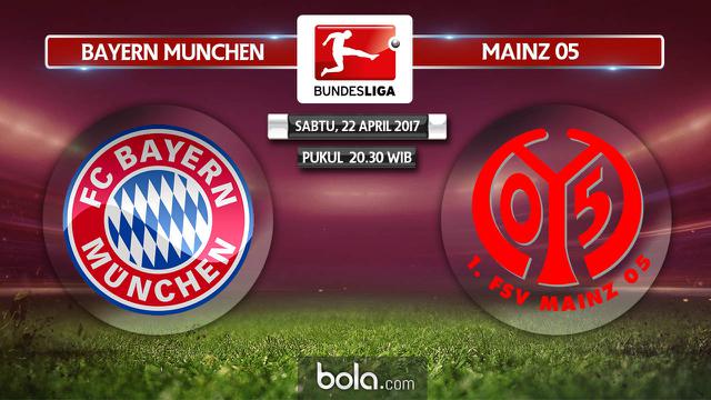 Bundesliga_Bayern Munchen vs Mainz 05