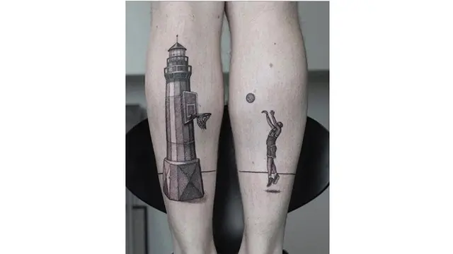 7 Desain Tato di Kaki Ini Unik Banget