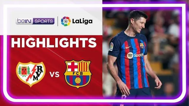 Berita video highlights laga pekan ke-31 Liga Spanyol (LaLiga) 2022/2023 antara Rayo Vallecano melawan Barcelona yang berakhir dengan skor 2-1, Kamis (27/4/2023) dini hari WIB.