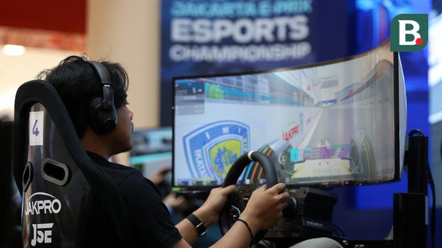 Foto: Keseruan Jakarta E-Prix ESports Championship 2023, Berlomba untuk Jadi yang Tercepat di Sirkuit Jalan Raya Ancol