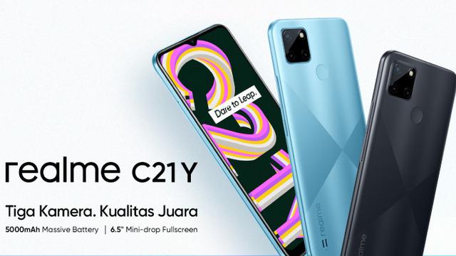 Spesifikasi Realme C21Y yang Bakal Rilis 19 Juli 2021