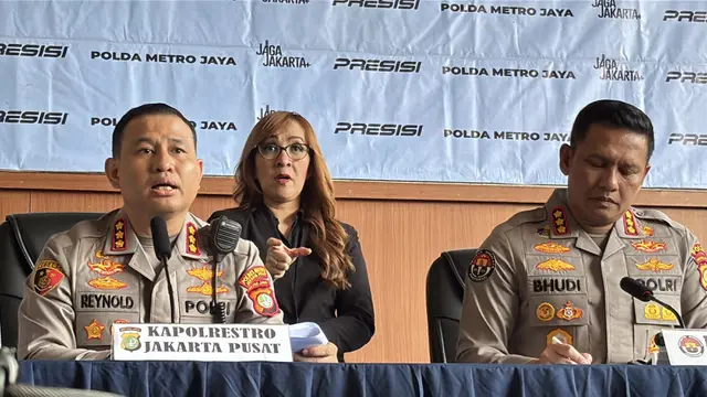 Kapolres Metro Jakarta Pusat Kombes Pol Reynold E.P. Hutagalung beri keterangan pers kasus penyekapan di Senen, Jakpus