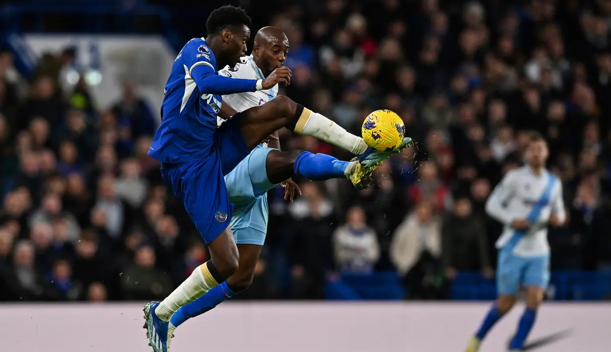 Crystal Palace tertahan di posisi ke-15 dengan 18 poin.  (Glyn Kirk/AFP)