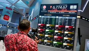 IHSG Sesi Pertama Tergelincir ke 5.838