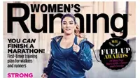 Nadia Aboulhosn (27) seorang fashion blogger, desainer, yang juga model menghiasi sampul majalah Women's Running April 2016. (Foto: Women's Running)