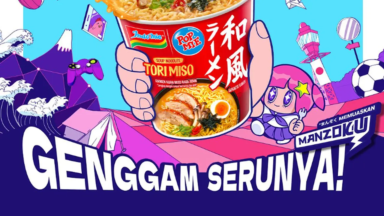 Indomie x Pop Mie Tori Miso Ramen
