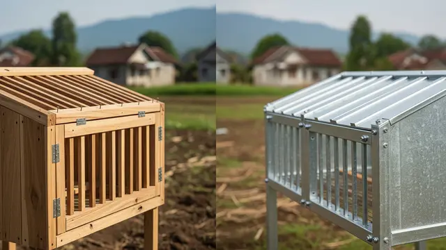 Kandang Ayam dari Kayu vs Baja Galvanis