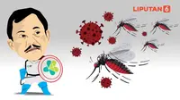 Banner Infografis Virus Corona Berbahaya Vs DBD Mematikan. (Liputan6.com/Abdillah)