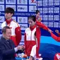 So Sweet, Atlet Taekwondo China Dilamar Usai Prosesi Terima Medali (Tangkapan Layar Instagram/fisu)