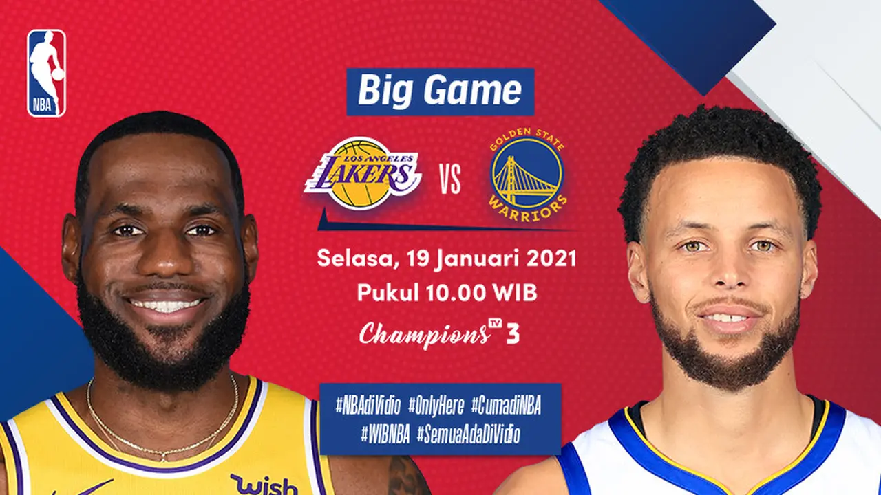 Big game NBA - Lakers vs Warriors