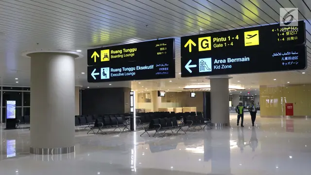 Ruang Check In dan Tunggu Bandara Internasional Yogyakarta