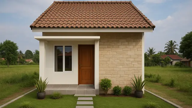 7 Model Rumah Tipe 36 dengan Taman Asri yang Bikin Betah, Bisa Jadi Referensi