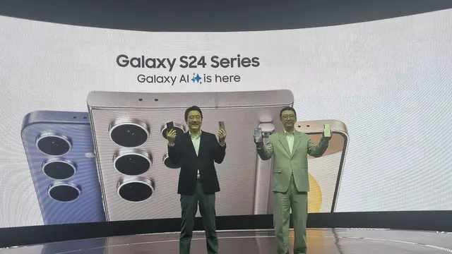 Peluncuran Samsung Galaxy S24 Series di Indonesia. Liputan6.com/Agustinus Mario Damar