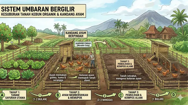 Menerapkan Sistem Umbaran Bergilir untuk Kesuburan Tanah. AI Generated