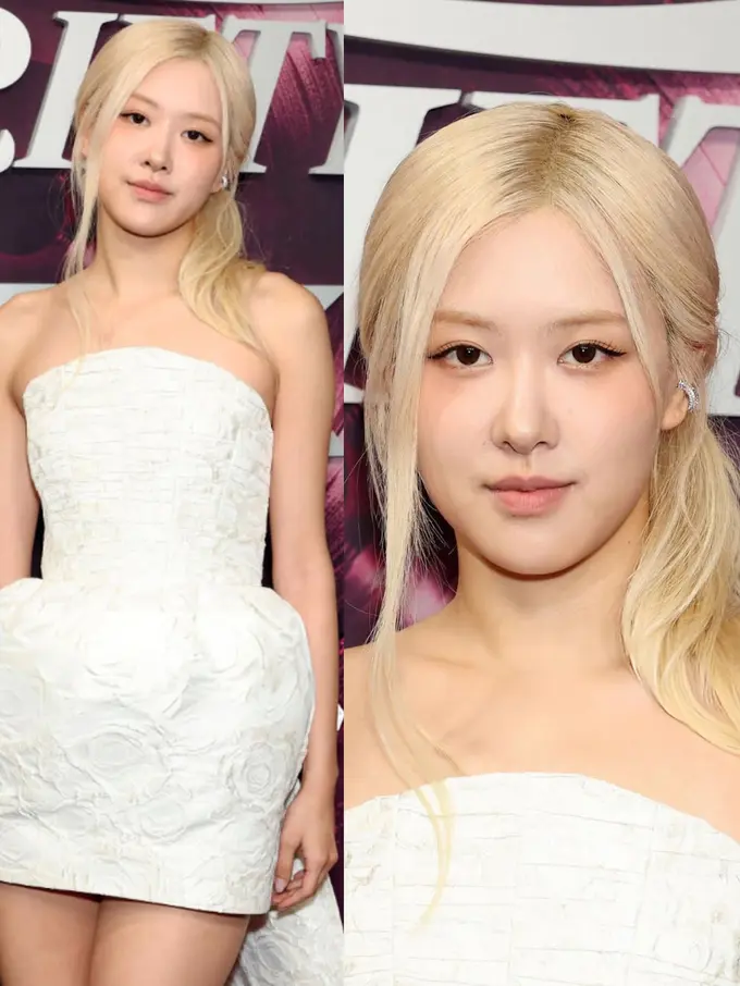 Rosé BLACKPINK Jadi K-Pop Idol Pertama Menangkan Variety Global Hitmaker of the Year 2025, Tampil Memukau dalam White Dress
