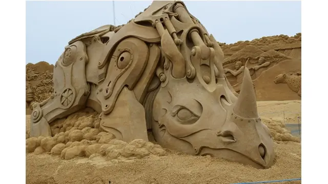 7 Karya Seni dari Pasir Ini Bikin Takjub