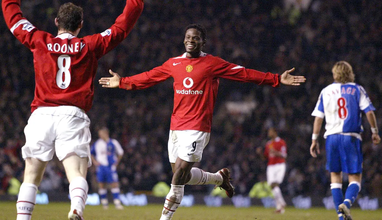 3. Louis Saha (Newcastle, Fulham, Manchester United, Everton, Tottenham dan Sunderland) - 84 gol. (AFP/Paul Ellis)