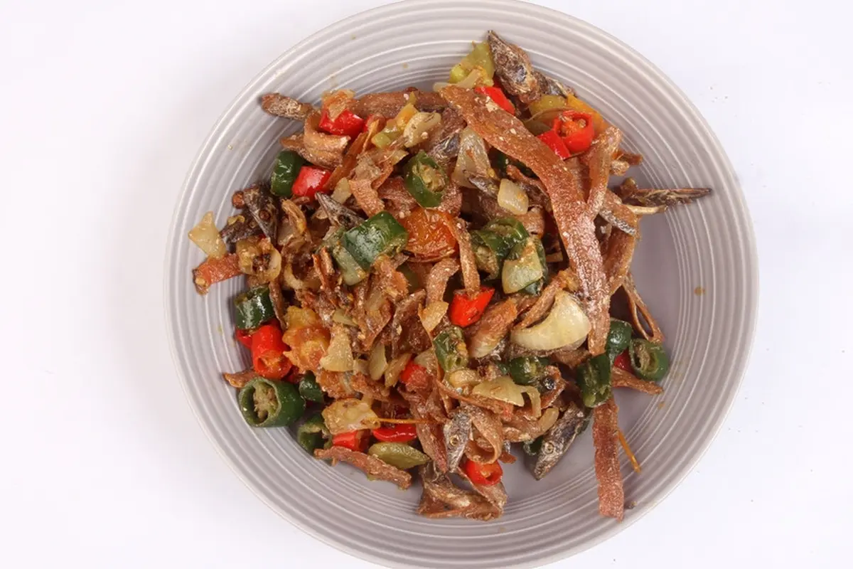 tumis ikan asin