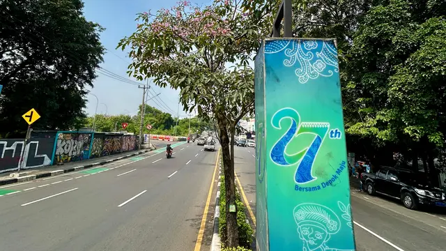 Bunga Tabebuya Mulai Bermunculan Bukti Nyata Blueprint Keindahan Kota Depok Oleh DLHK