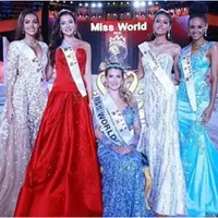 Maria Harfanti dan para jawara Miss World 2015 (via Instagram/mariaharfanti)