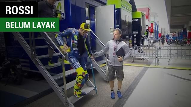 Berita video beberapa bukti yang memperlihatkan Valentino Rossi belum layak untuk balapan pada MotoGP Aragon 2017 setelah pulih dari cedera.