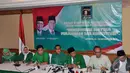 Rapimnas itu dimaksud untuk membahas isu-isu politik terkini, termasuk konsolidasi internal pasca-pemberhentian Suryadharma Ali dari posisi Ketua Umum PPP, Jakarta, Minggu (14/9/2014) (Liputan6.com/Miftahul Hayat) 