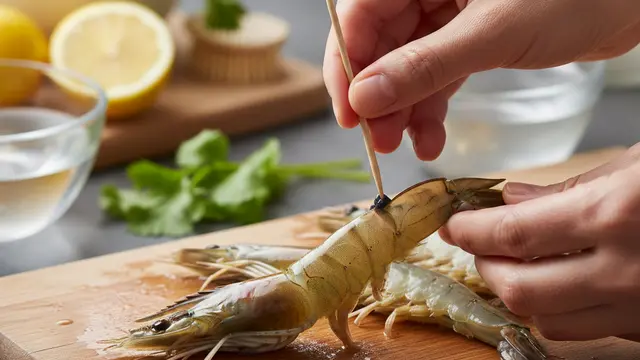Cara Paling Efektif Membersihkan Kotoran Udang. AI