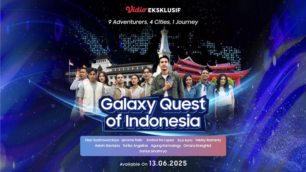 Vidio Luncurkan Reality Show “Galaxy Quest of Indonesia”, Tampilkan Dian Sastro hingga Jerome Polin Jelajahi 4 Kota Nusantara