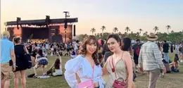Shandy Aulia saat hadir di Coachella. [@shandyaulia]