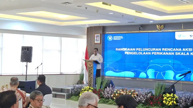 Staf Ahli Menteri Bidang Ekologi dan Sumber Daya Laut, Hendra Yusran Siry di Kantor KKP, Jakarta, Rabu (5/11/2025). (Foto: Liputan6.com/Tira Santia)