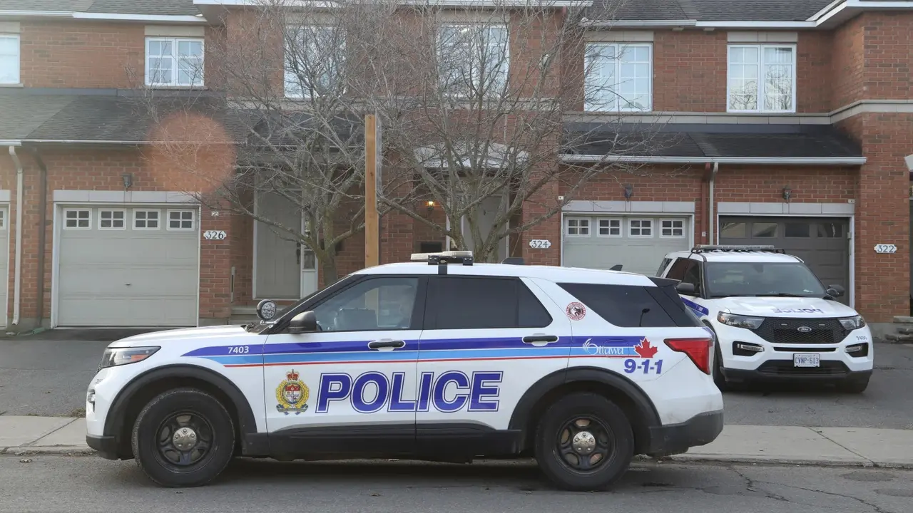 Lokasi penusukan di sebuah rumah di Ottawa Kanada. (AP)