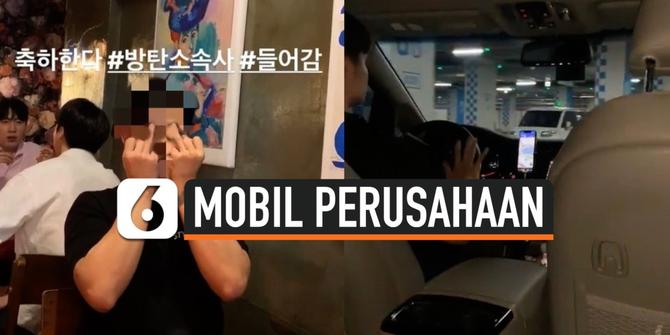 VIDEO: Pakai Mobil Perusahaan untuk Berkencan, Manager BTS Tuai Kecaman