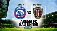 Link Live Streaming BRI Super League di Vidio: Arema FC Vs Bali United