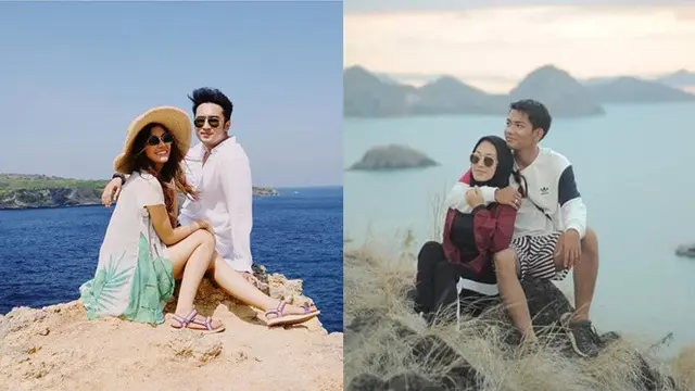5 Beda Sisi Romantis Gerald Yohanes dan Angga Putra 'Anak Langit' Bersama Pasangannya)