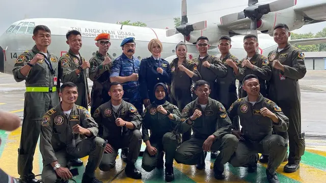 Tampil Gagah, Ini 7 Potret Adam Suseno Suami Inul Daratista Pakai Seragam TNI AU