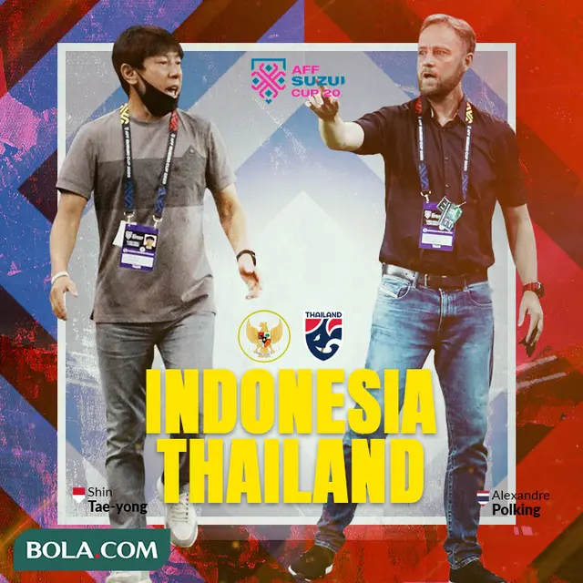 Piala AFF - Duel Pelatih - Timnas Indonesia Vs Thailand