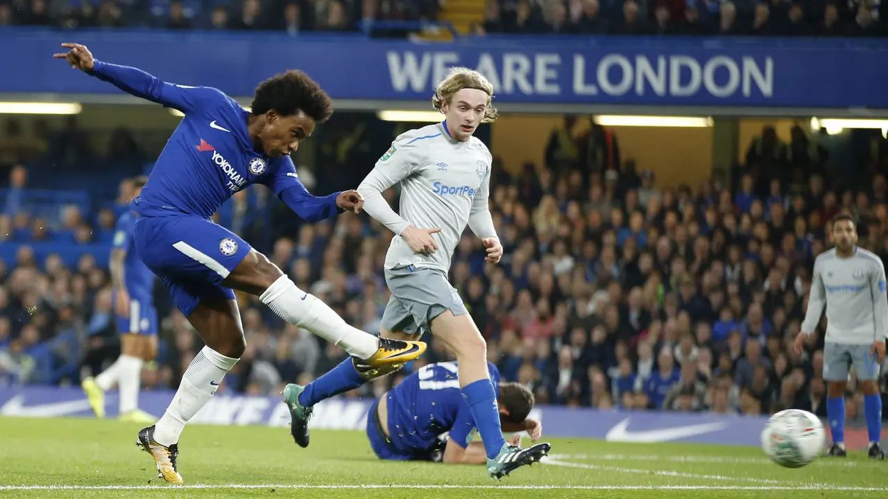 FOTO: Bermain di Stamford Bridge, Chelsea Singkirkan Everton